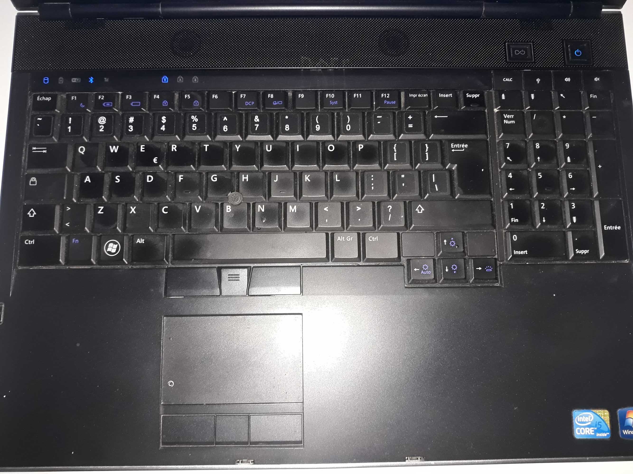 Notebook, Laptop Dell Precision M6500 17” - podświetlana klawiatura