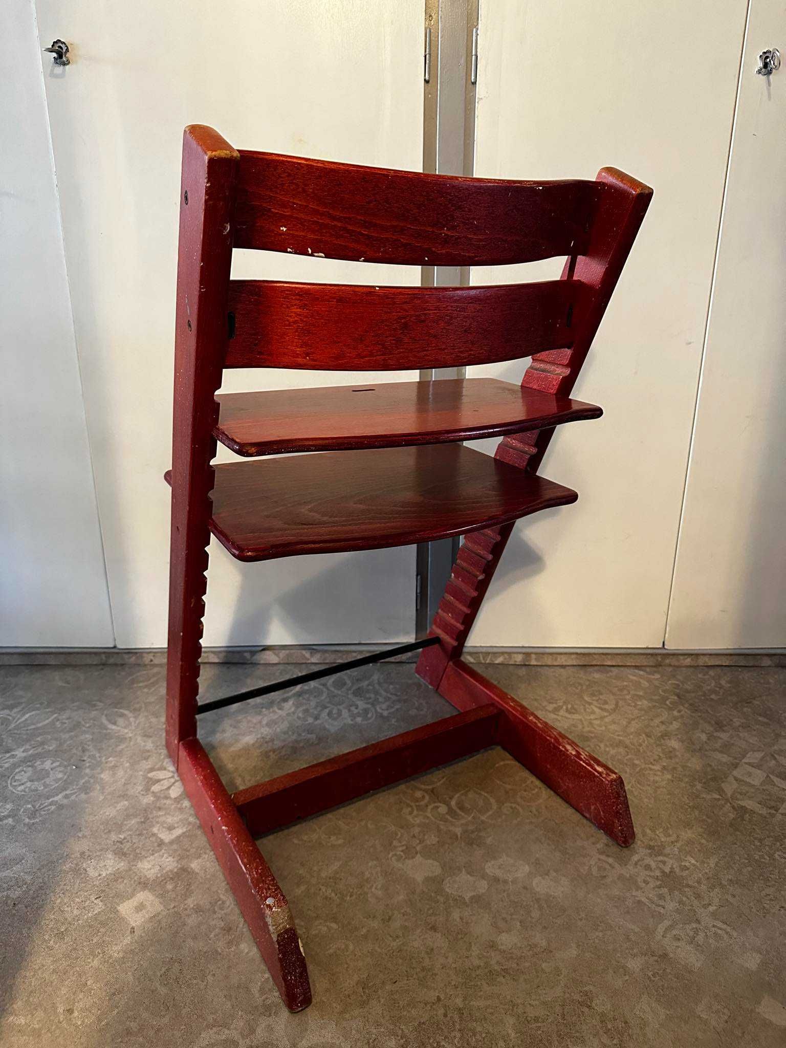 Sprzedam drewniane krzesełko firmy STOKKE TRIPP TRAPP