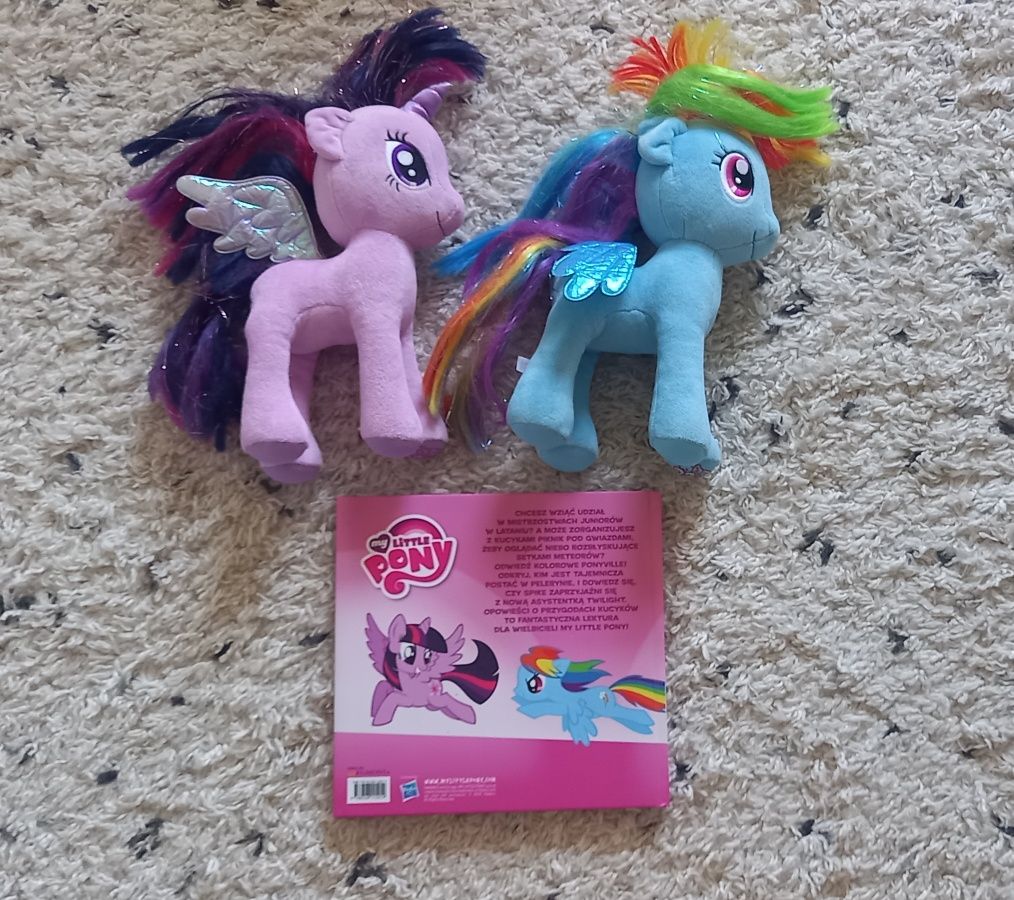 My Little Pony książka Bajeczne Przygody maskotki Rainbow Twilight