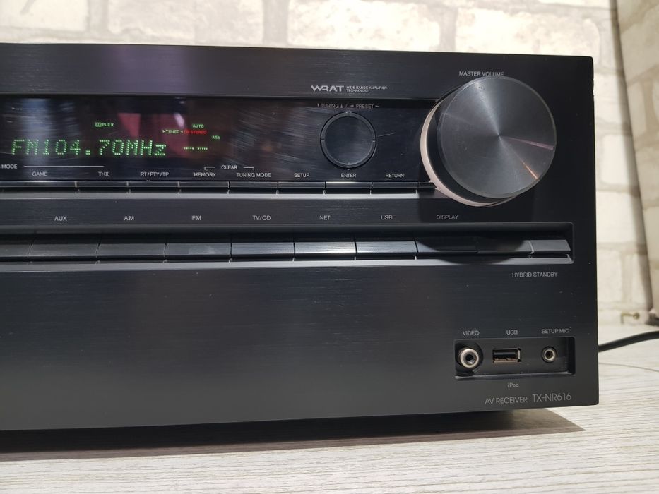 Пульт! 7.2 AV ресивер ONKYO TX-NR616, HDMI, USB, 4К, Flac,б/у
