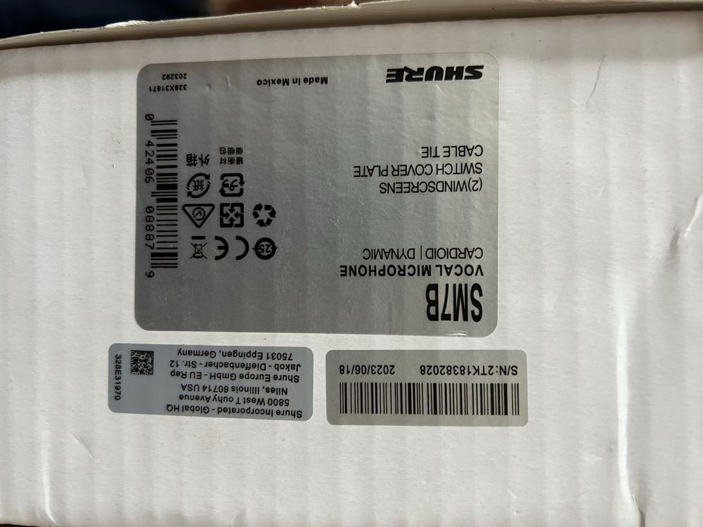 Студійний динамічний мікрофон Shure SM7b