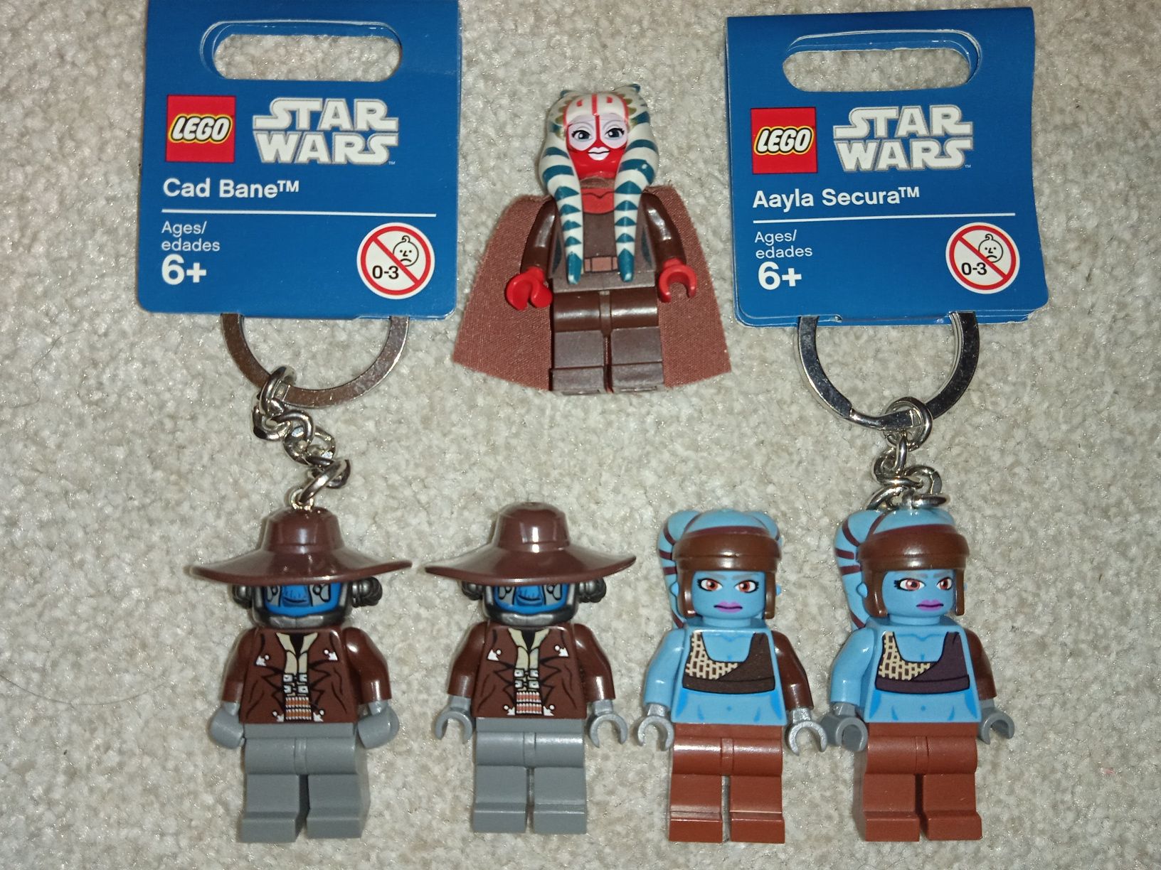 LEGO Star Wars Cad Bane Aayla Secura Shaak Ti