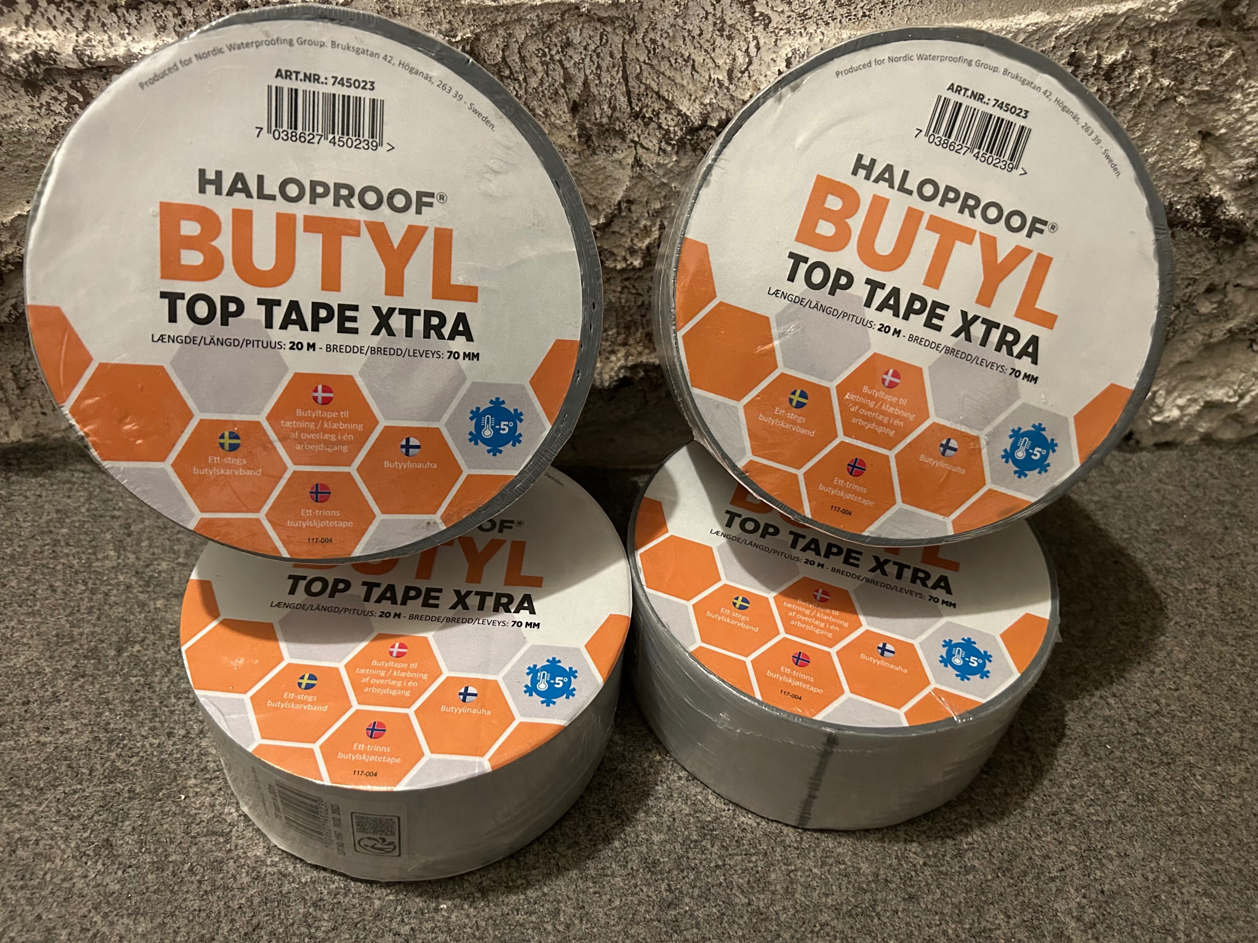 BUTYL-Top Tape Extra 4 szt.Taśma do membran i warstw uszczelniająca