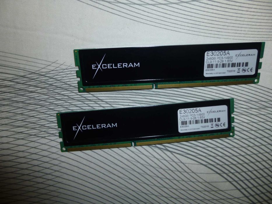 Оперативна пам'ять Exceleram 16 GB (2x8GB) DDR3 1866 MHz (E30205A)