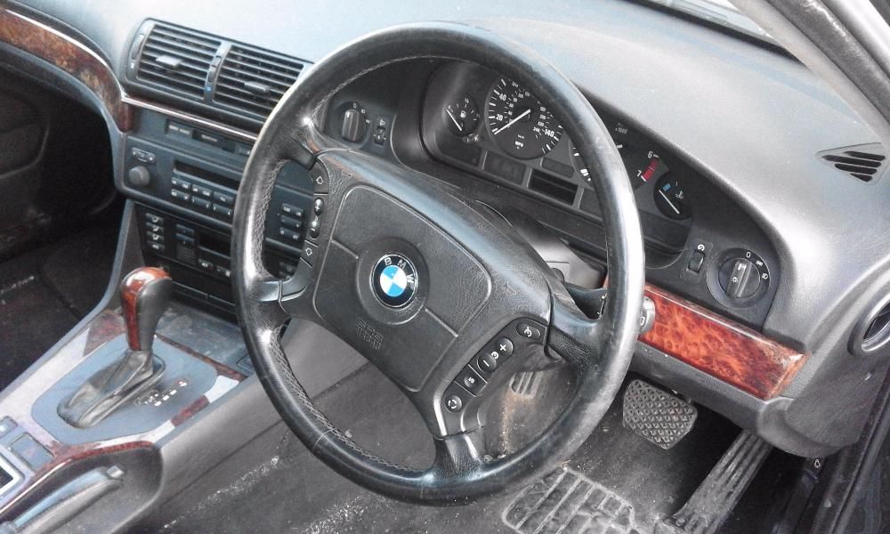 BMW e39 Seria 5 Siedzenia Fotele skórzane skóra środek Czarne OKAZJA!!