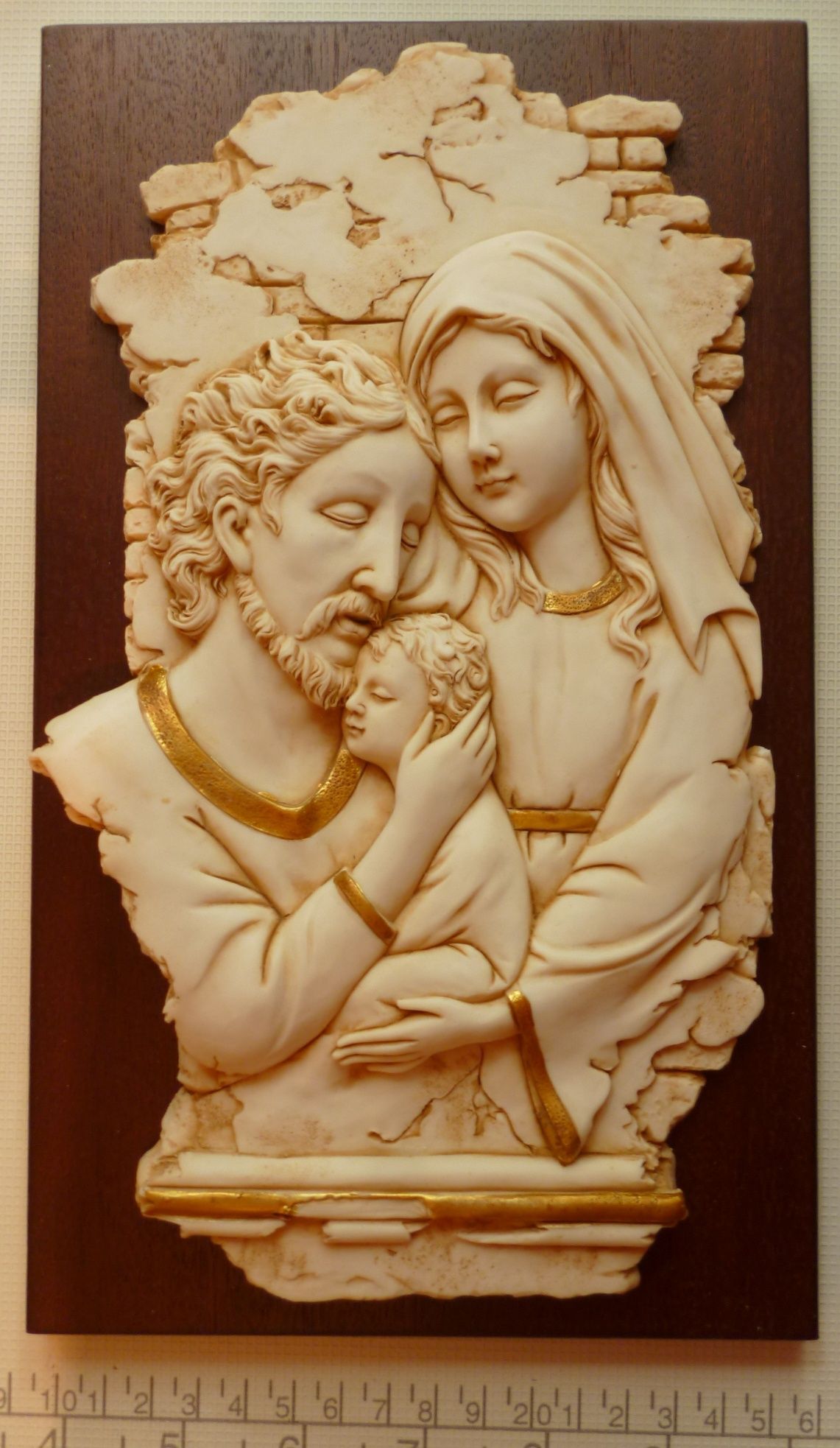Икона барельеф Святое Семейство