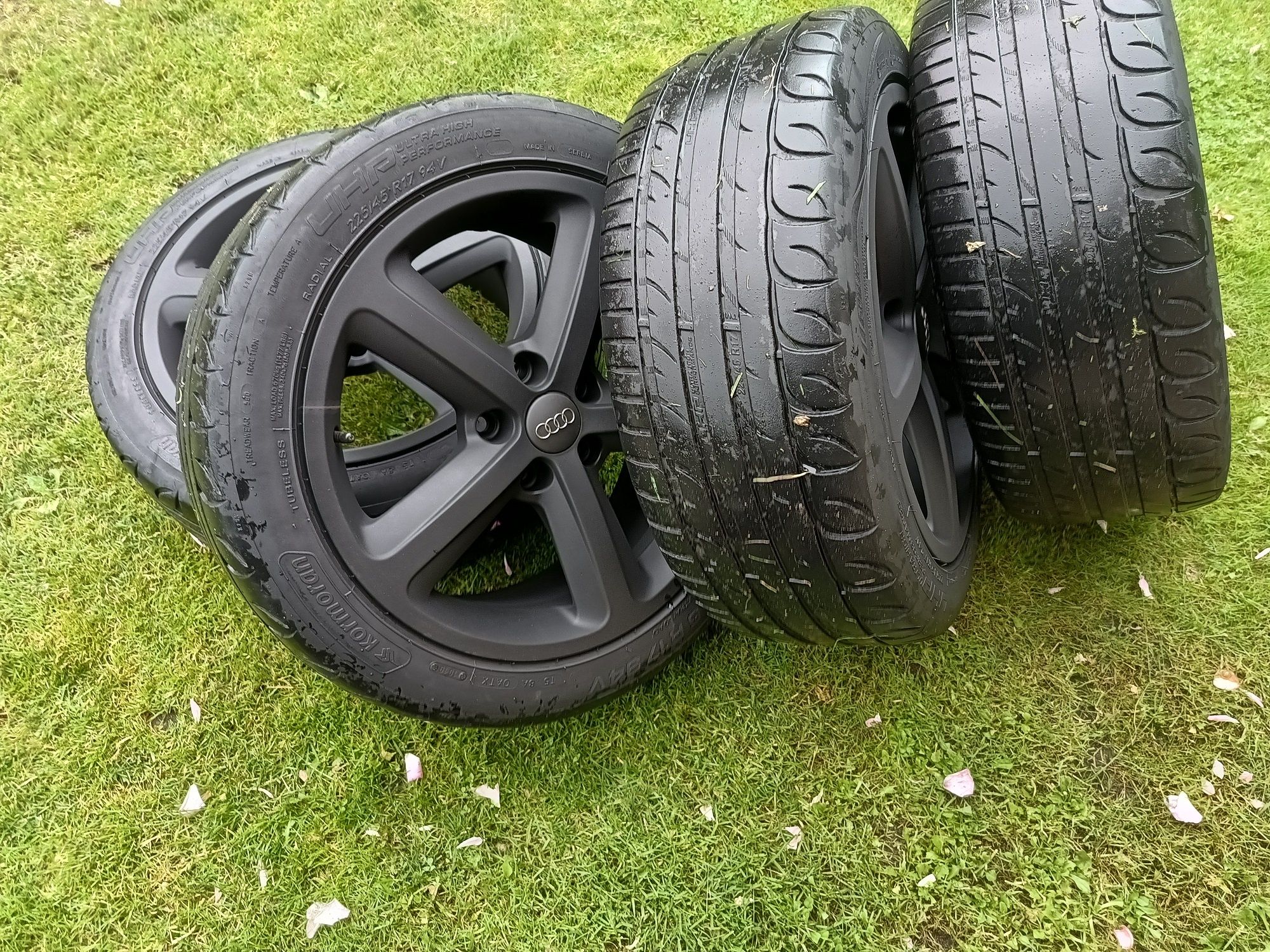 Alufelgi 17 5x112 Audi A3 8p A4 A6  VW komplet Oem 225/45/17"
