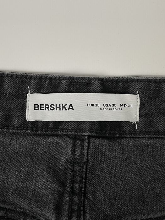 Джинси Bershka Skater Fit (W 36) чорні чоловічі скейтерські широкі