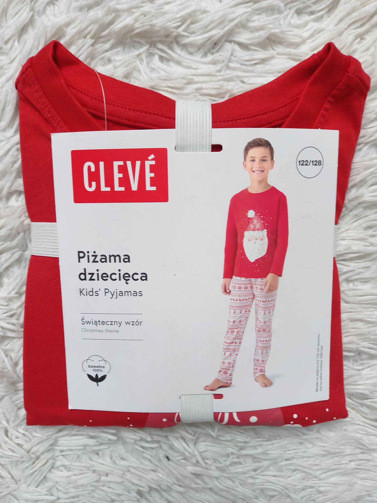 Piżama chłopięca długi rękaw rozmiar 122/128cm (7/8lat)