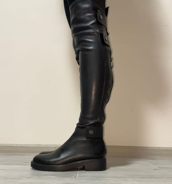 Женские сапоги черные 38 размер