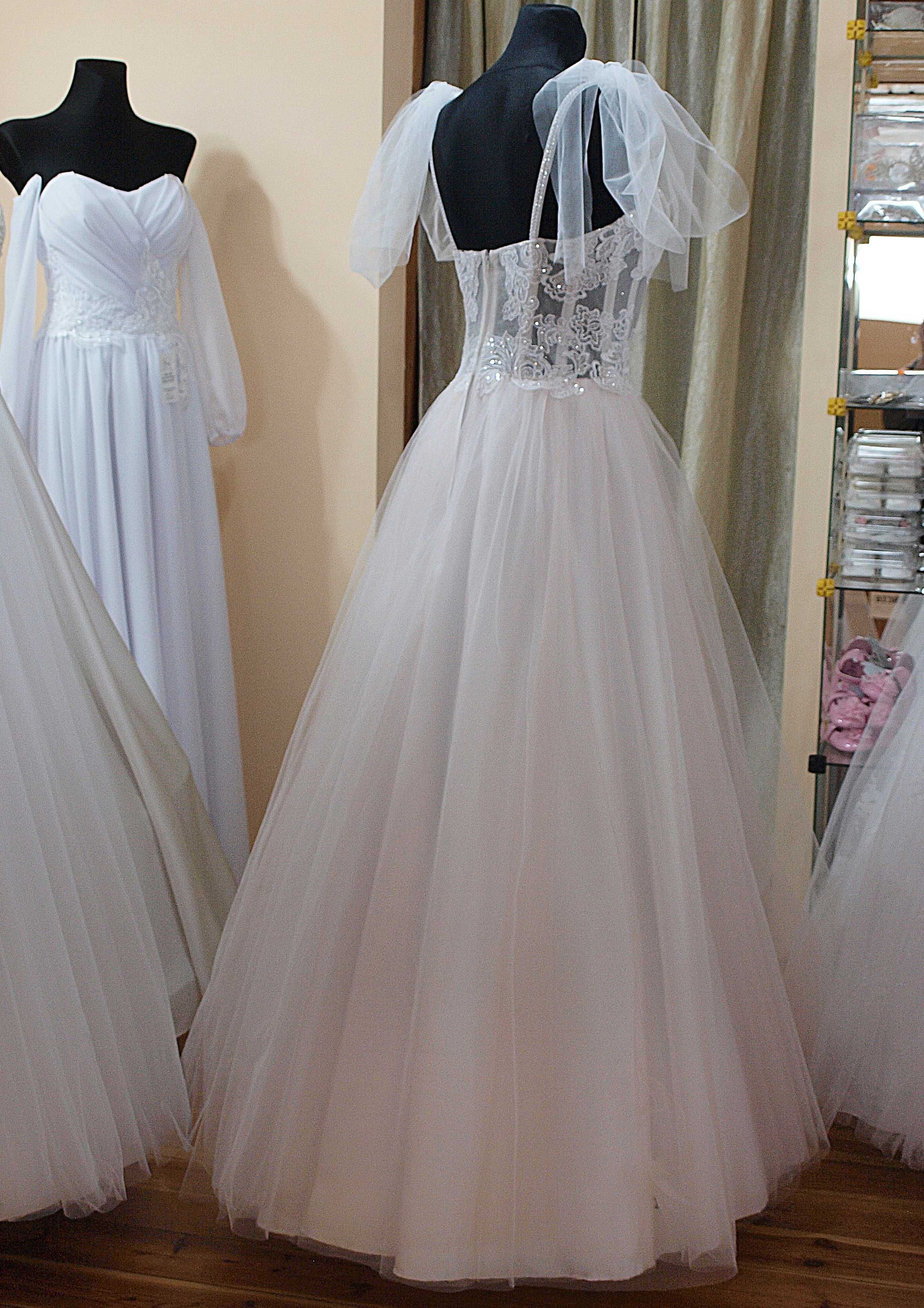 Nowa suknia ślubna model CYNTHIA rozm 36