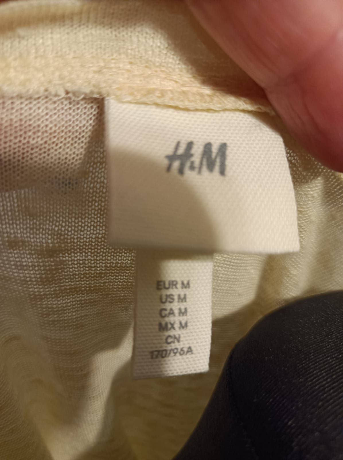 Lniana bluzka H&M M/L