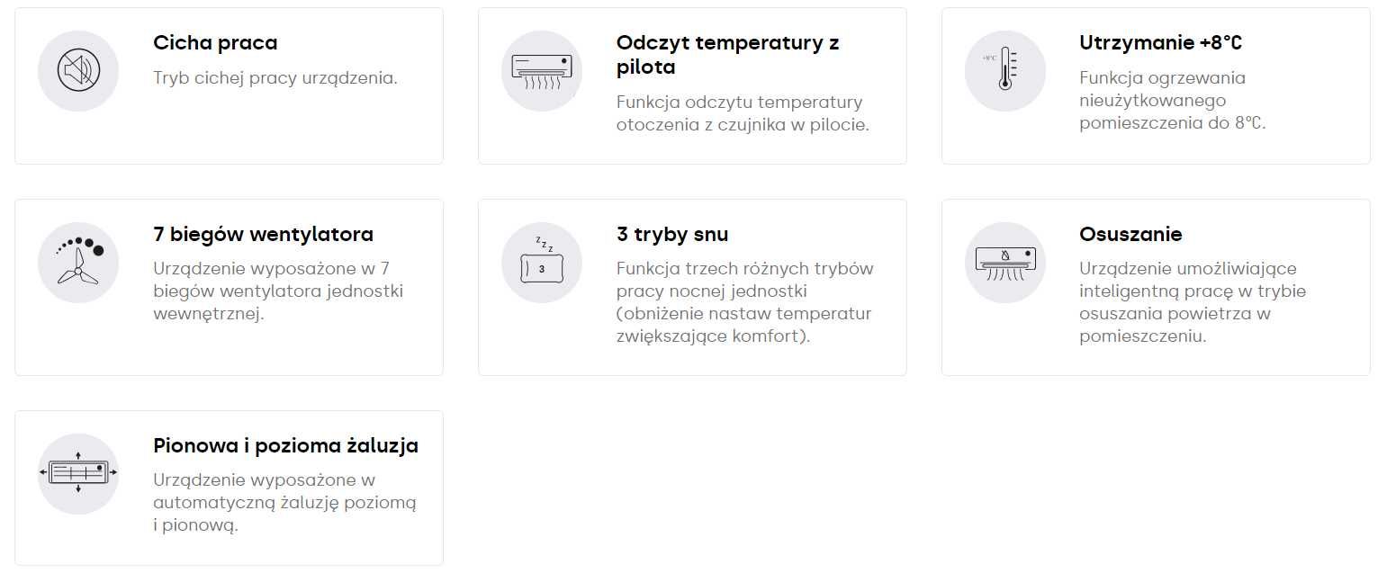 Klimatyzacja GREE PULAR 3,2kW z MONTAŻEM