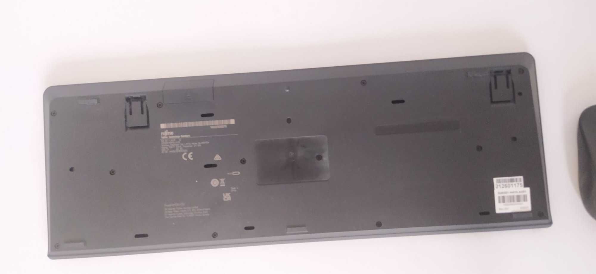 Klawiatura Fujitsu Bezprzewodowy zestaw myszy KB LX410 USB QWERTZ