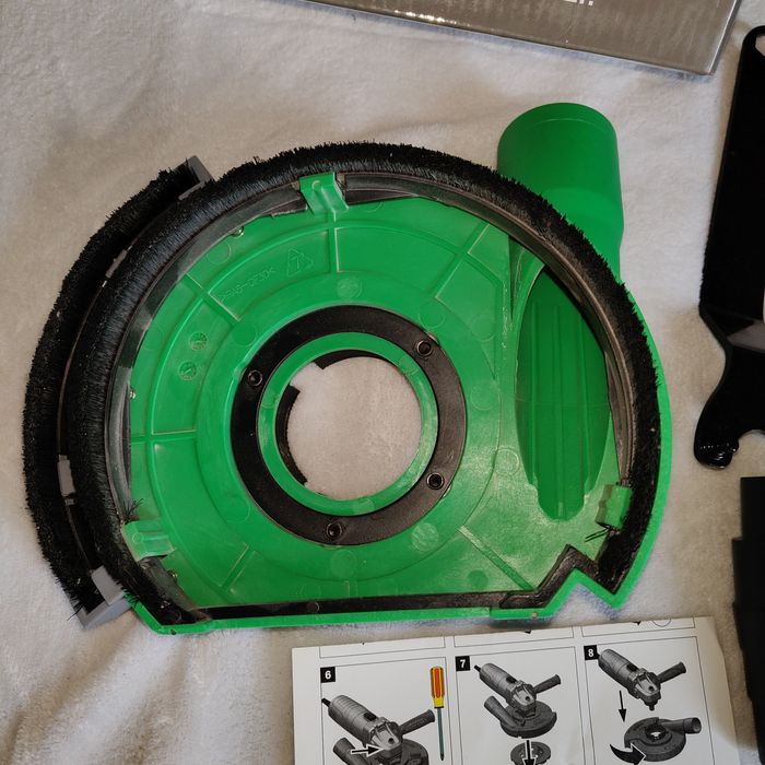 Osłona przeciwpyłowa do szlifierek