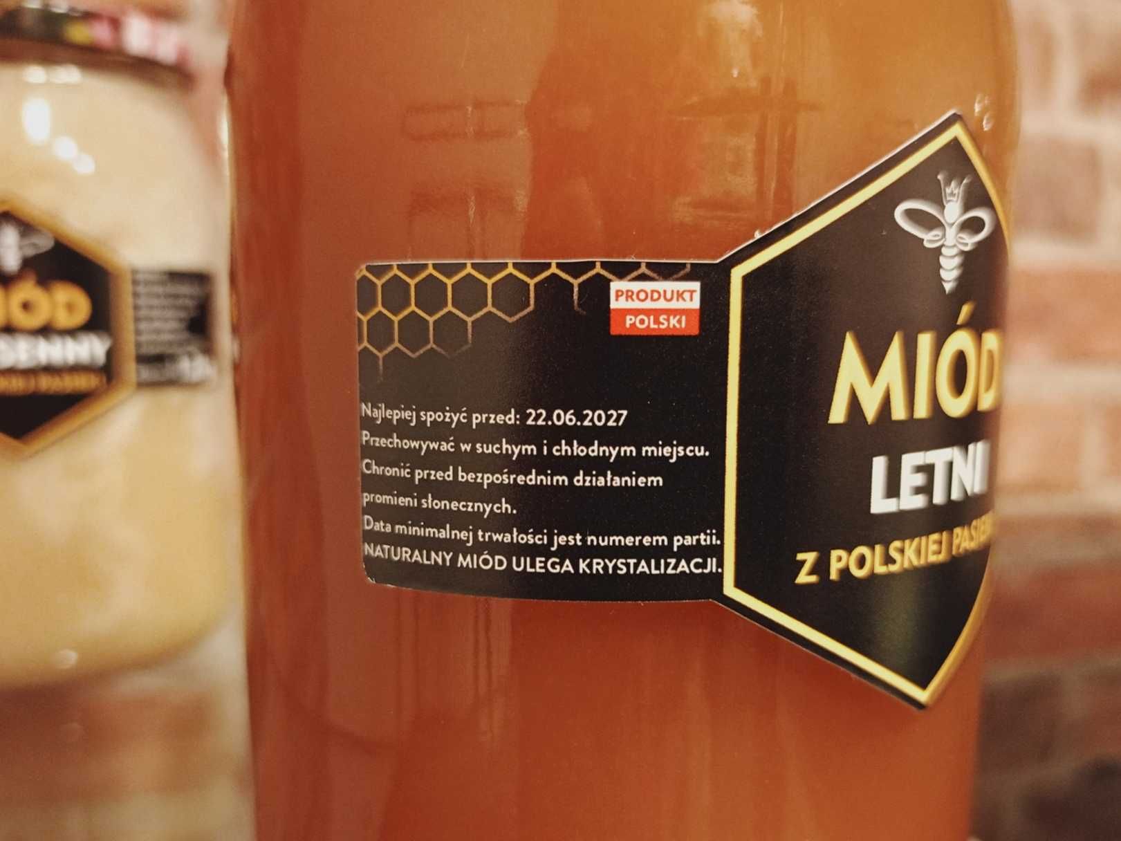MIÓD z własnej pasieki SŁOWIAŃSKIE DARY nektarowo-spadziowy - WYSYŁKA