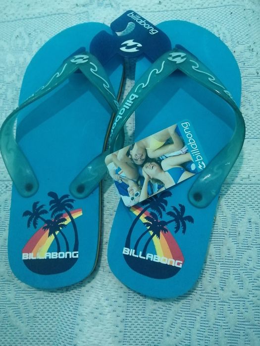 Chinelos billabong, novo com etiqueta,figueira da foz, todos números,
