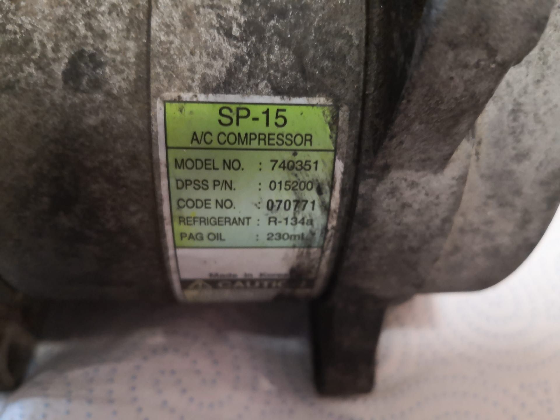 Compressor AC Delphi