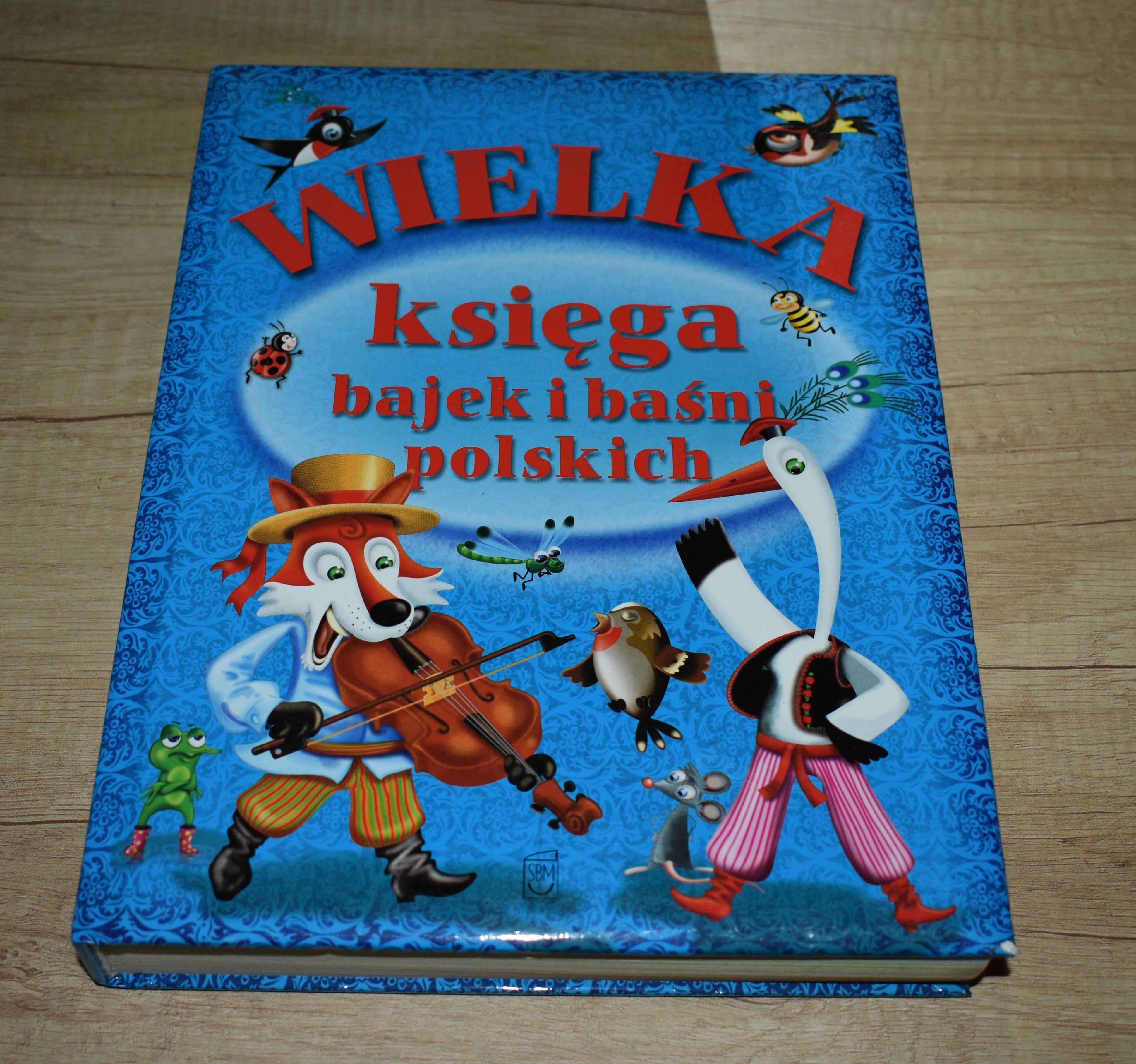 Niezapomniane baśnie i Wielka księga baśni  i bajek polskich, stan bdb