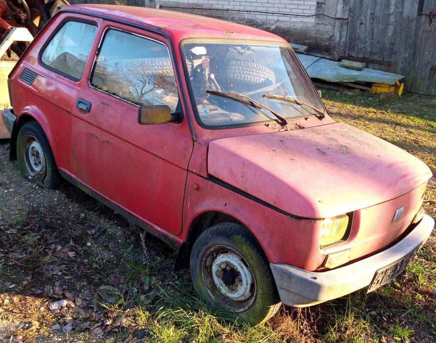 Części Fiat 126p szyba zderzak maska koła boczki