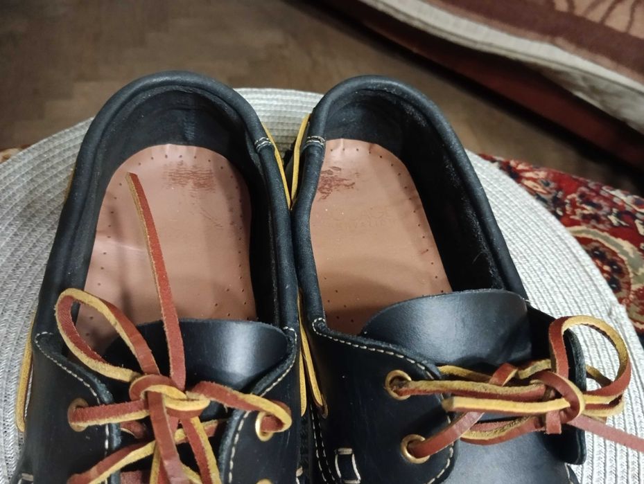 топсайдеры мокасины натур кожа BOCAGE 43р-43.5= 28см ФРАНЦИЯ