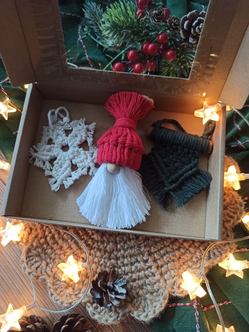 Świąteczny box/ ozdoby świąteczne