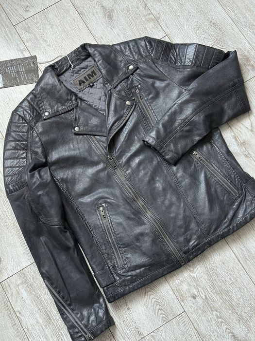 ЕКСКЛЮЗИВНА Шкіряна куртка AIMWEAR AIM 13-M 031 | Оригінал