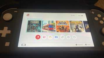 Switch lite szary plus torba + 200gb sd