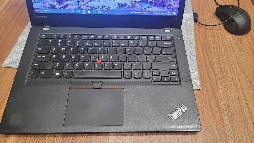 Lenovo ThinkPad A475 z nową baterią