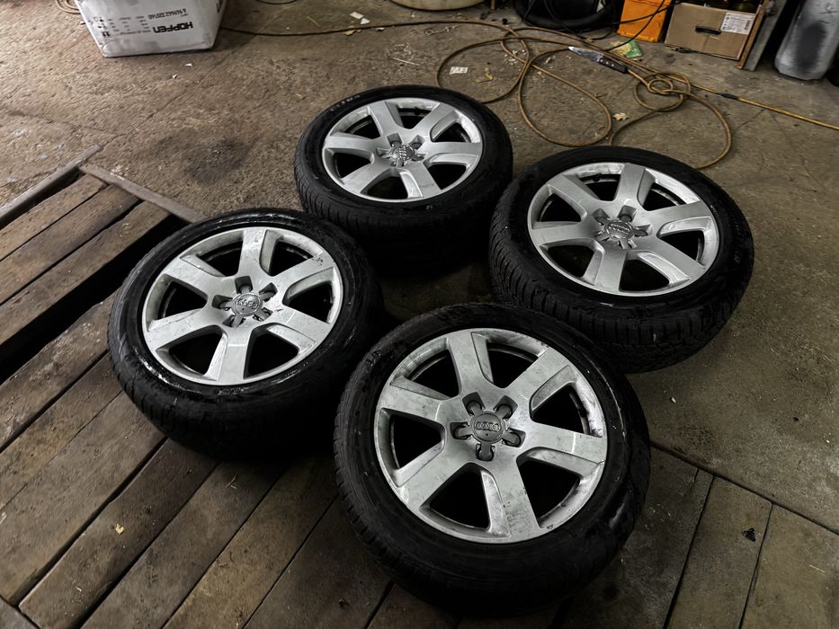 Диски audi 5x112 з зимовой гумой r17 235/50