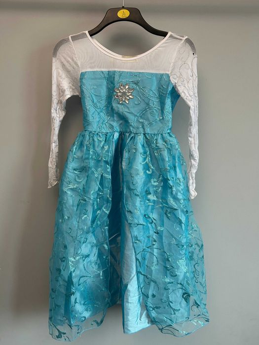 Strój przebranie Elsa Frozen Kraina Lodu 146/152 cm