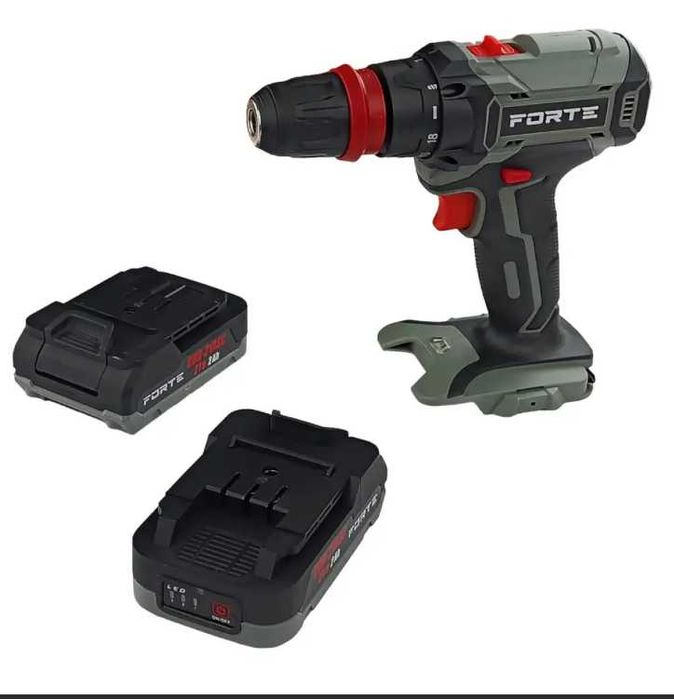 Дриль-шурупокрут (акум) - CDR-21ASC (21В, 2А) (FORTE)