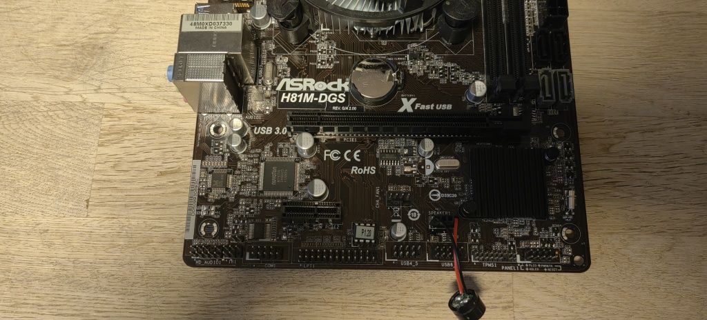 Материнська плата МASRock H81M-DGS/Pentium G3250/Ram No/Дефект