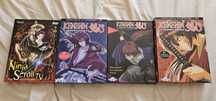 filmes e séries de DVDs de manga