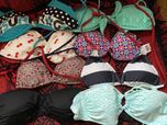 Stroje kąpielowe bikini góra biustonosz top 8 sztuk rozmiar 34/36