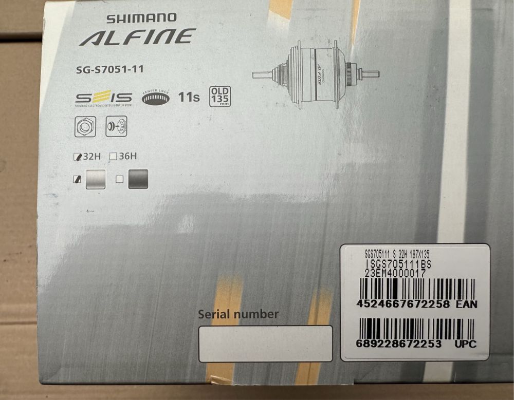 Nowa piasta Shimano Alfine Di2 11s SG-S7051-11