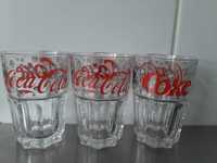 Três copos "Coca-Cola" bom estado