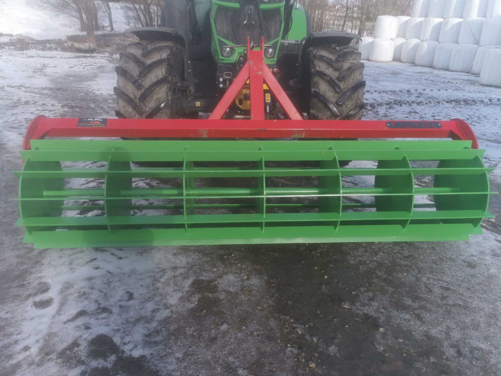 Ciężki wał do poplonu fi 70 uprawowy