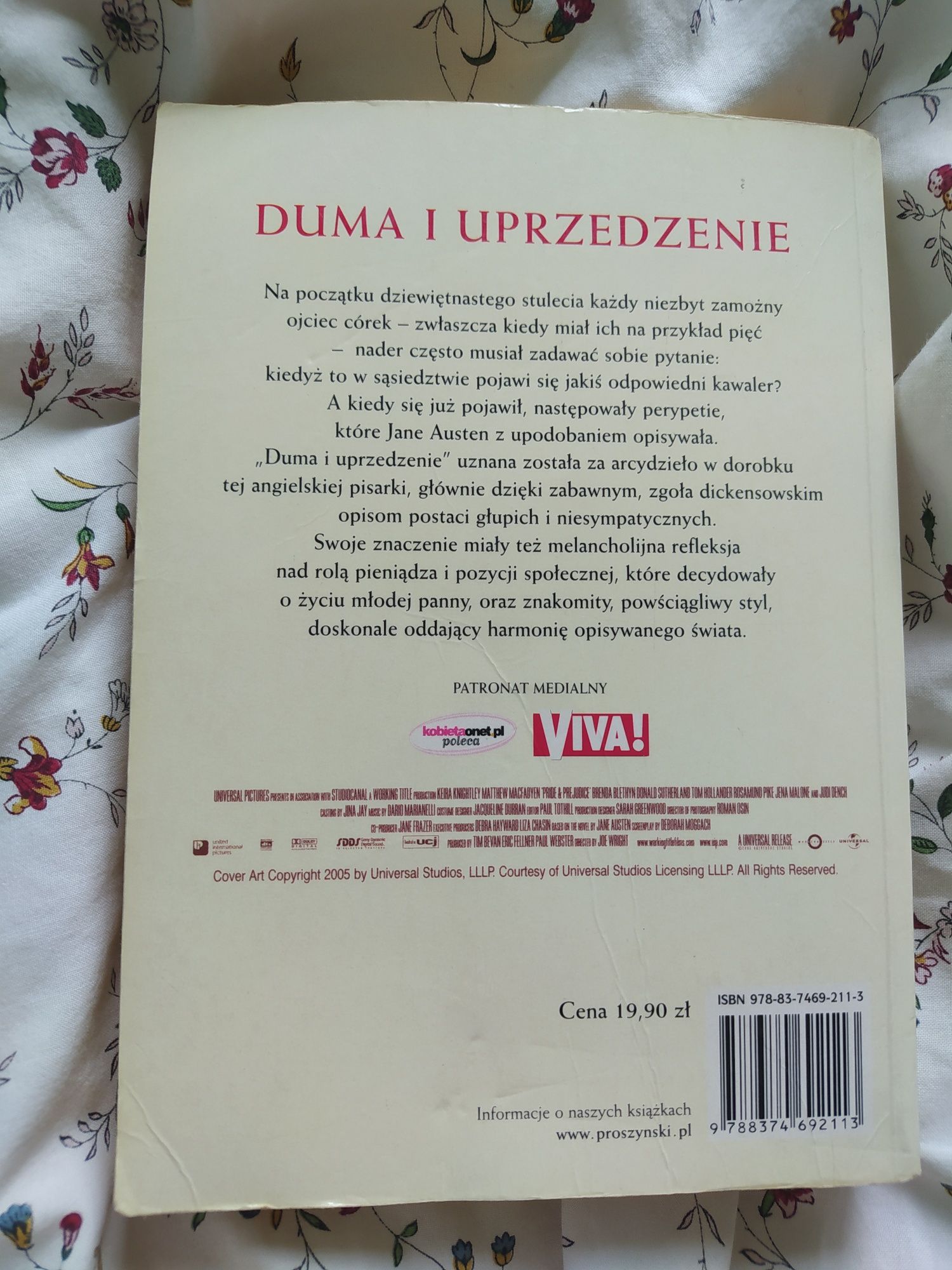 Książka Duma i uprzedzenie