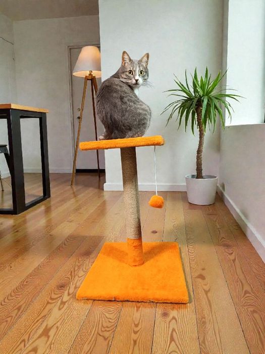 Когтеточка для котов. Дряпка з поличкою. Царапка.