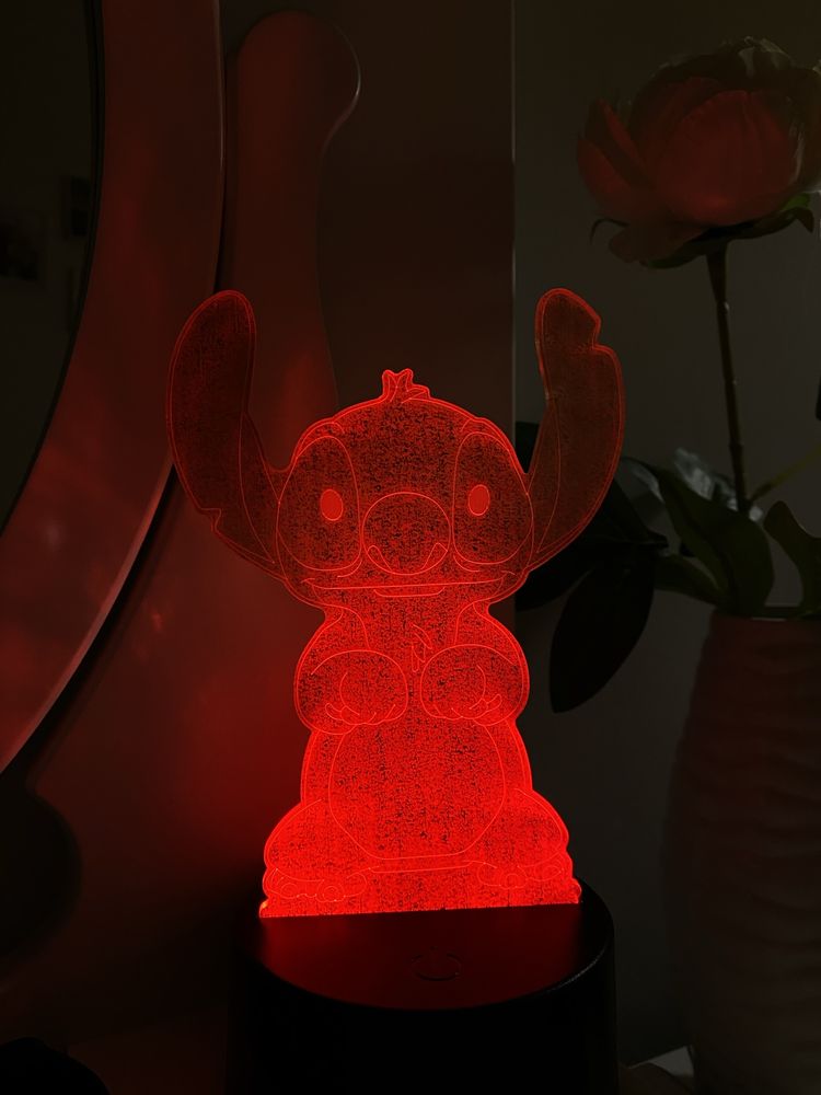 Stitch Lampka Led