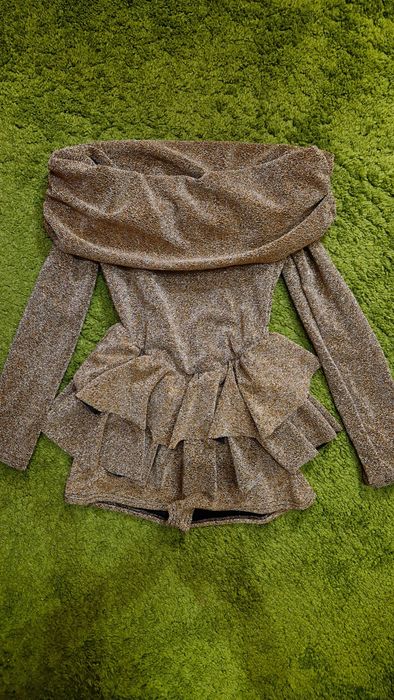 Золотий комбінезон з довгими рукавами PLT