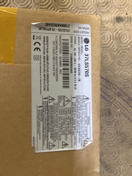 T-CON para TV LG 37LS570S