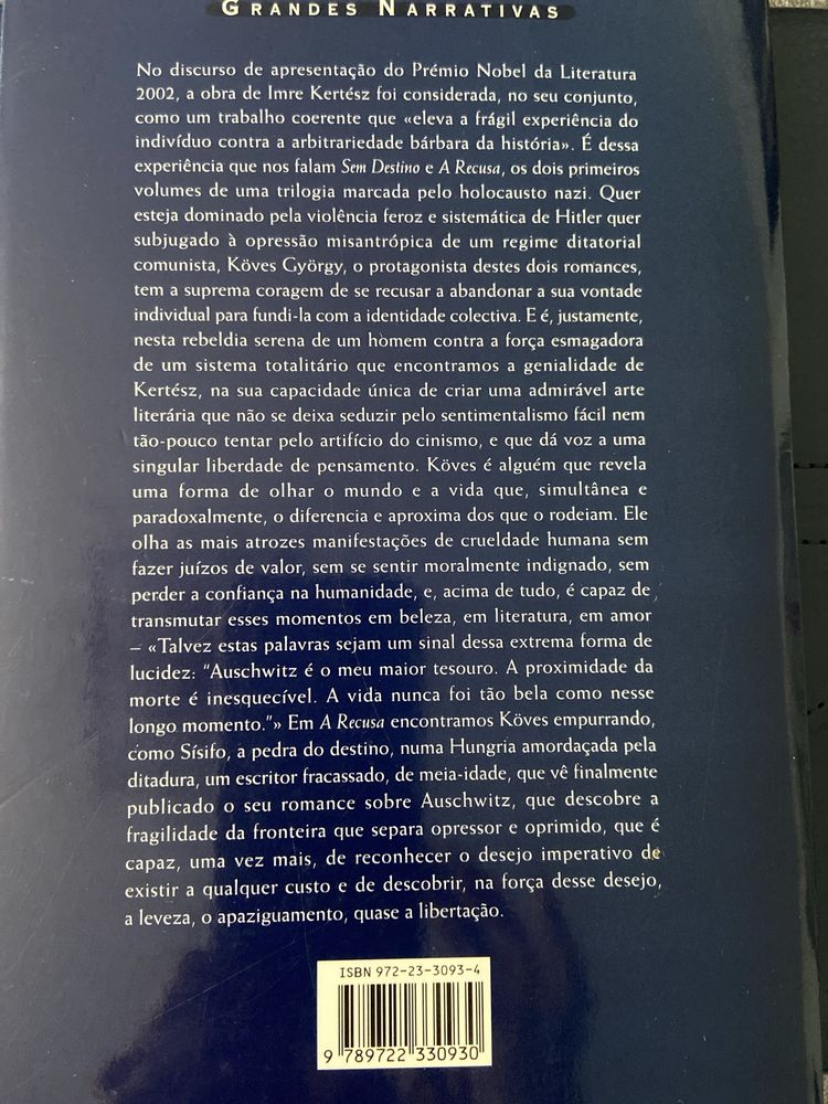 A Reclusa - Imre Kertesz
