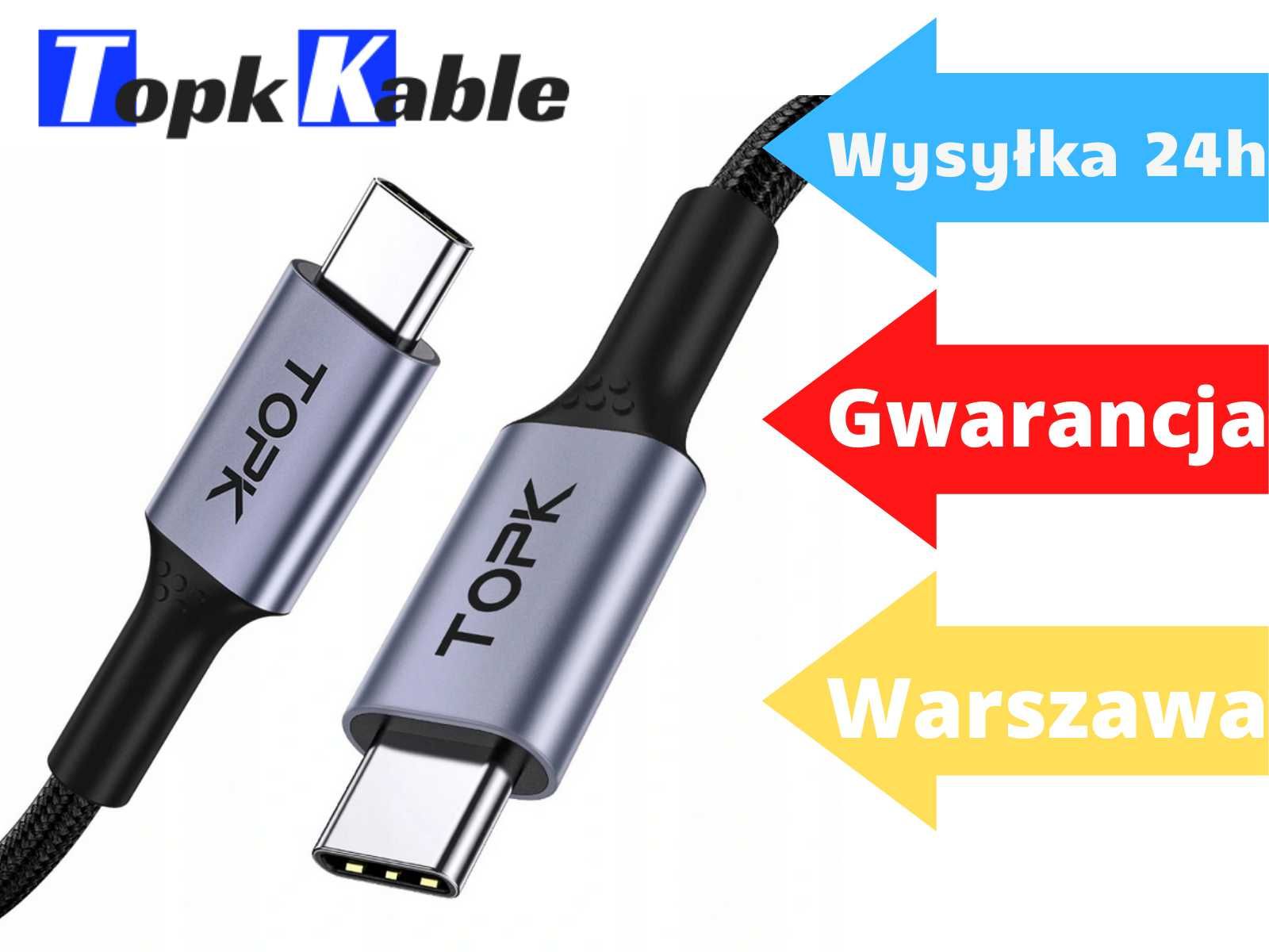 Kabel USB C - USB typ C 100W 5A Quick Charge 4.0PD 2 metry