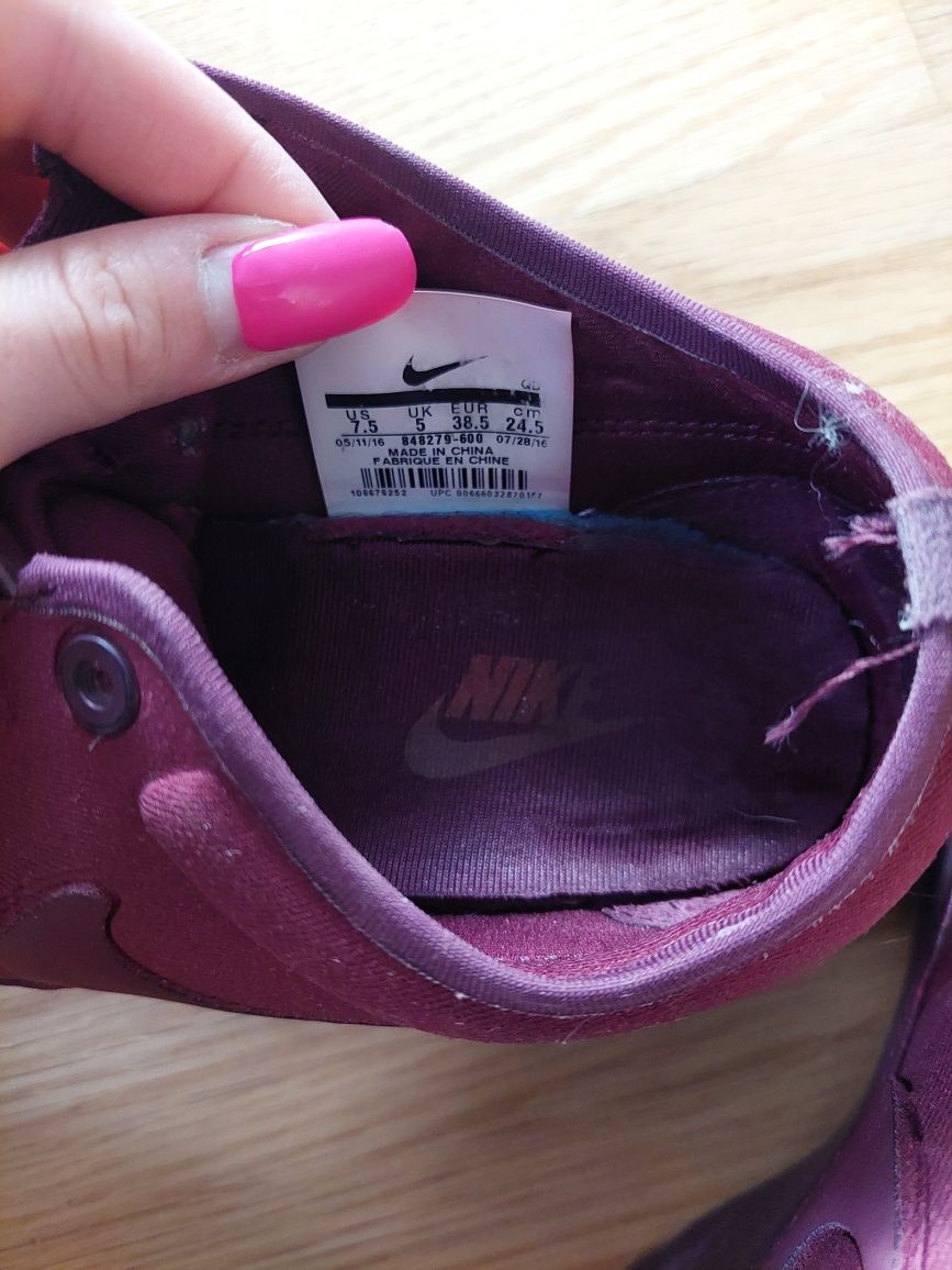 Buty air max thea ultra bordowe burgundowe damskie 38.5