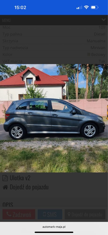 Mercedes-Benz B180 CDI *2010 rok* manual, diesel – zadbany! Okazja