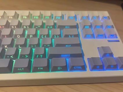 •АЛЮМІНІЙ•MCHOSE GX87 SE-Blue mist switch•ігрова механічна клавіатура•