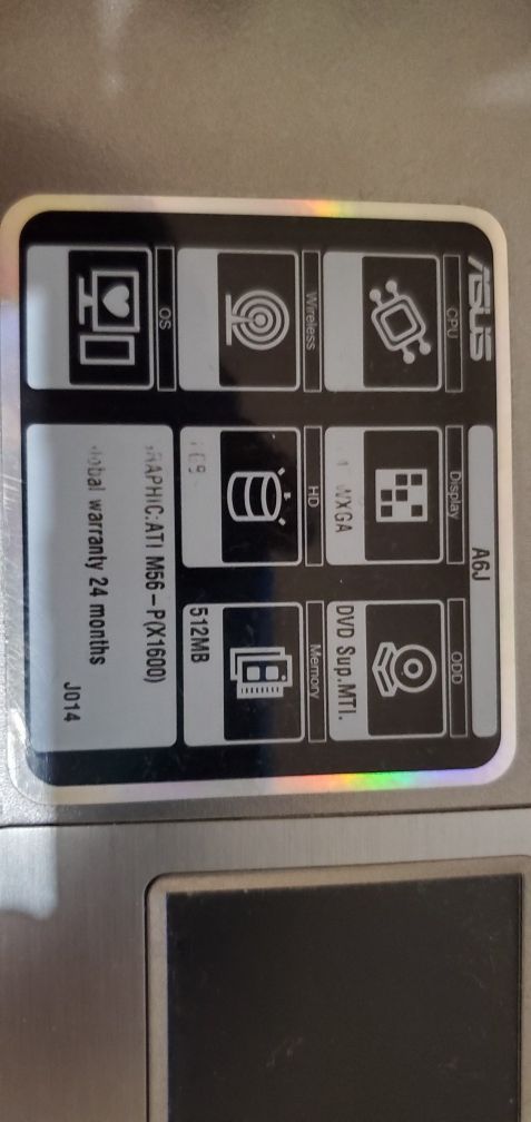 ноутбук ASUS A6Ja бу на разбоку