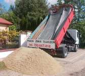 Piasek rzeczny przesiewany 0-2   6 ton . 6000 kg